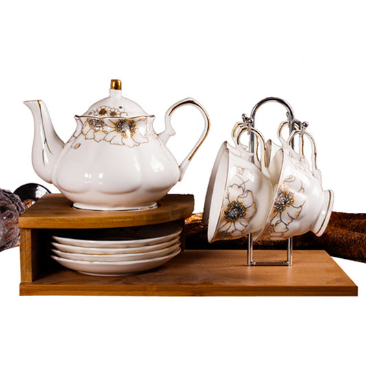 Jingdezhen Ceramic European Style Tea Set, Coffee Cup And Saucer