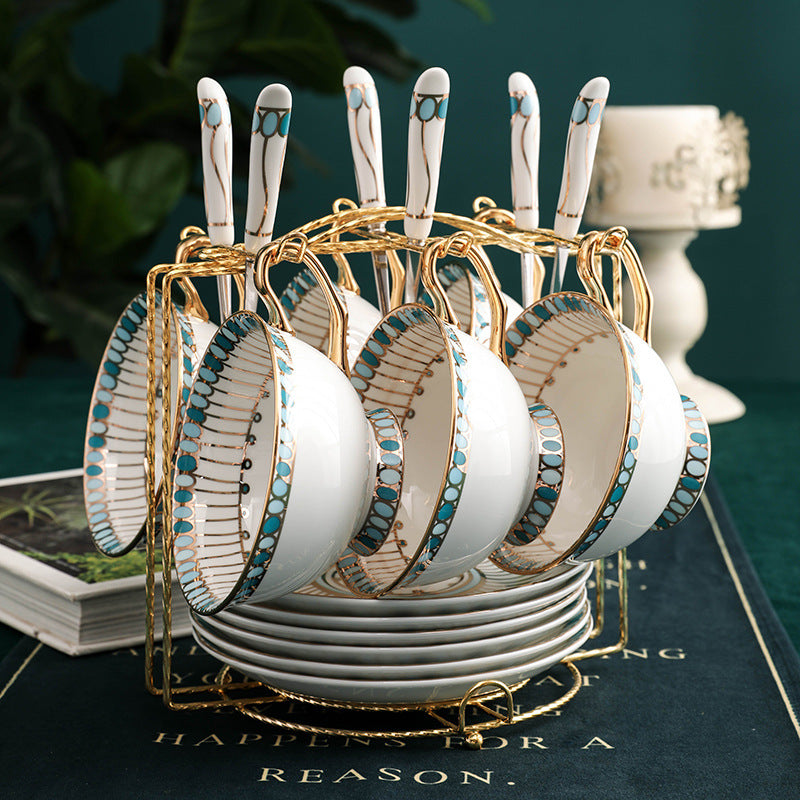 Household Simple Bone China Tea Set